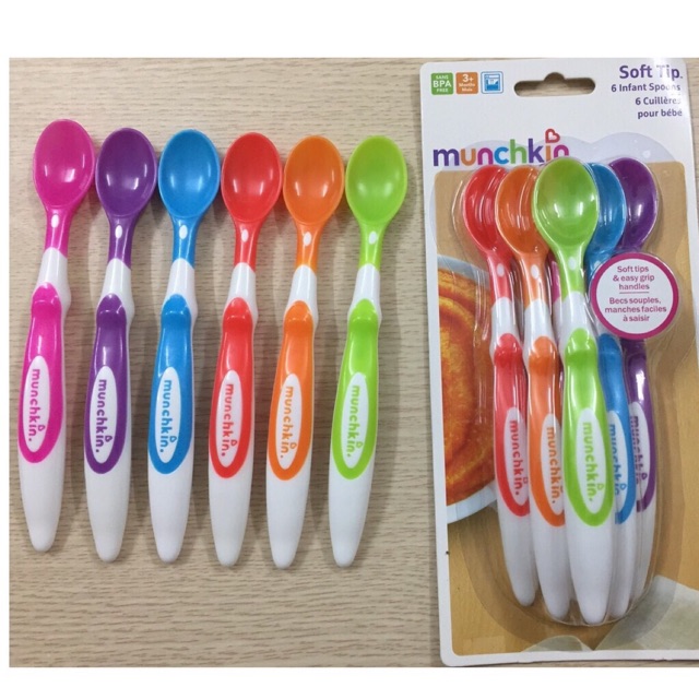 (Tách lẻ) Thìa mềm ăn dặm Munchkin