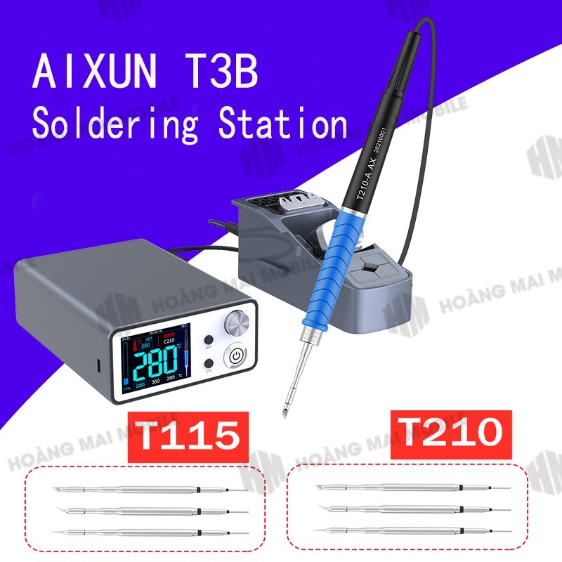 Máy hàn  JC T3B có 2 phiên bản dùng mũi C210 và C115