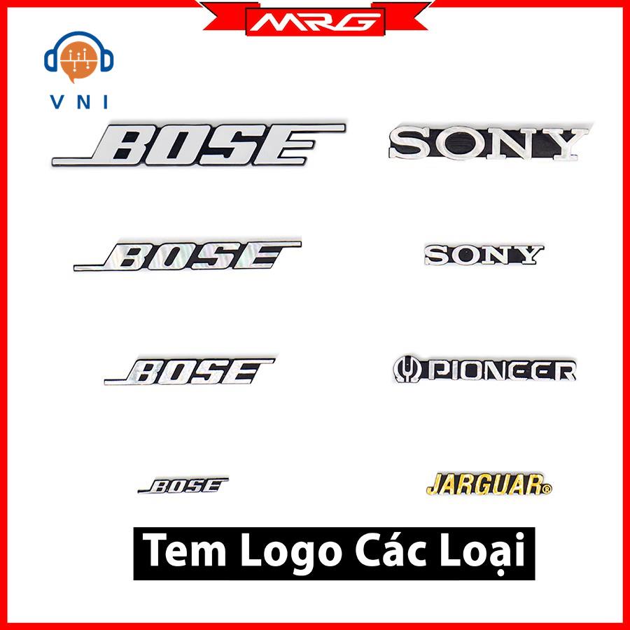 VNI Tem Loa Logo Bose Sony Pioneer Jaguar Dán Vào Loa Dán Tivi Hoặc Các Thiếc Bị Điện Tử Khác Giá 1 Chiếc
