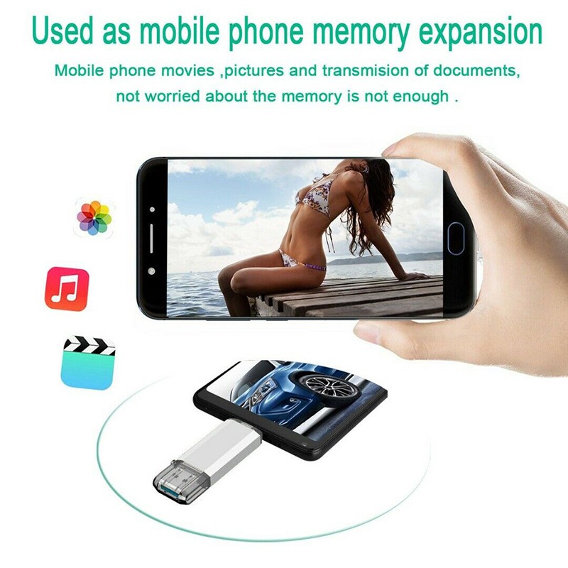 1TB OTG Loại C Ổ đĩa flash USB Ổ đĩa nhớ Bộ nhớ Ổ đĩa thanh U