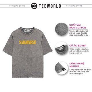 Áo thun Teeworld Saigonese Wash T-shirt Nam Nữ Unisex