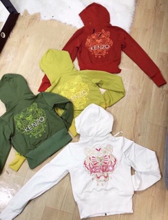 Áo khoác lửng bo eo kenzo