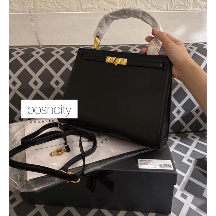 TNS-Túi xách công sở Metallic Push-lock CnK bag-ib chọn màu