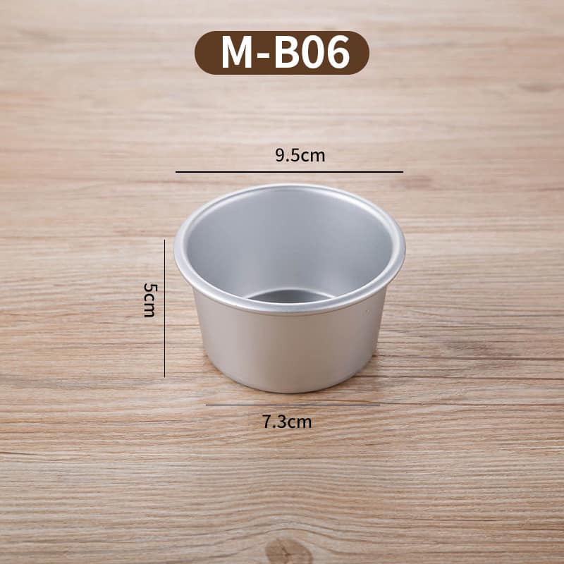 Khuôn Làm Bánh Pudding Tròn B06 Hợp Kim Nhôm