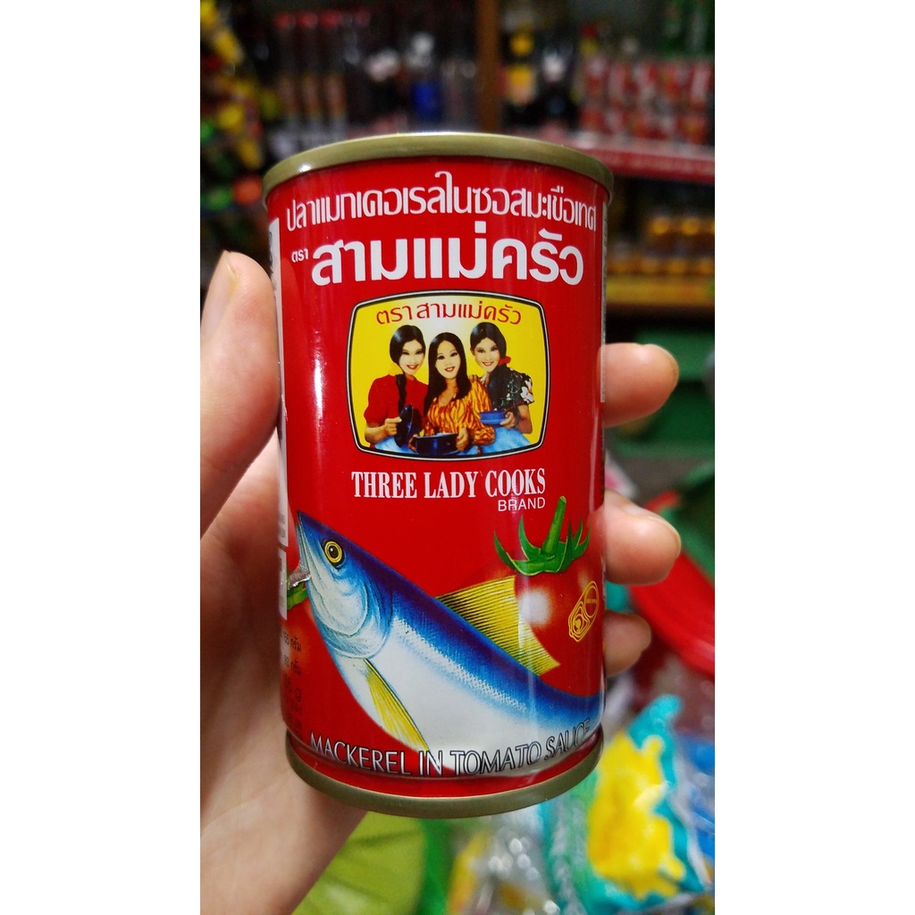 Cá mòi 3 cô gái - Cá sốt cà đóng hộp 155g