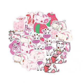 Set 50 Miếng Dán Trang Trí Hình Dễ Thương Chống Thấm Nước