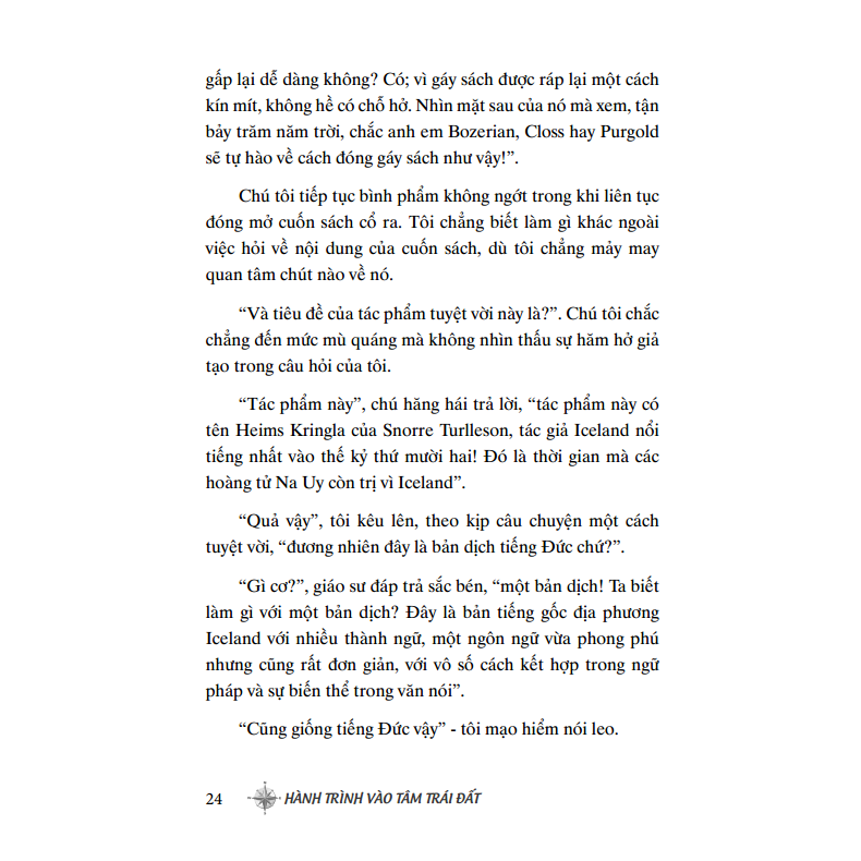 Sách - Hành Trình Vào Tâm Trái Đất (Bìa Cứng)