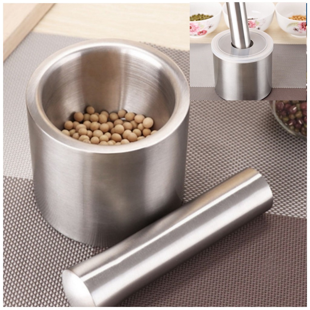 Bộ cối chày inox 304 (size 10cm * 9cm)