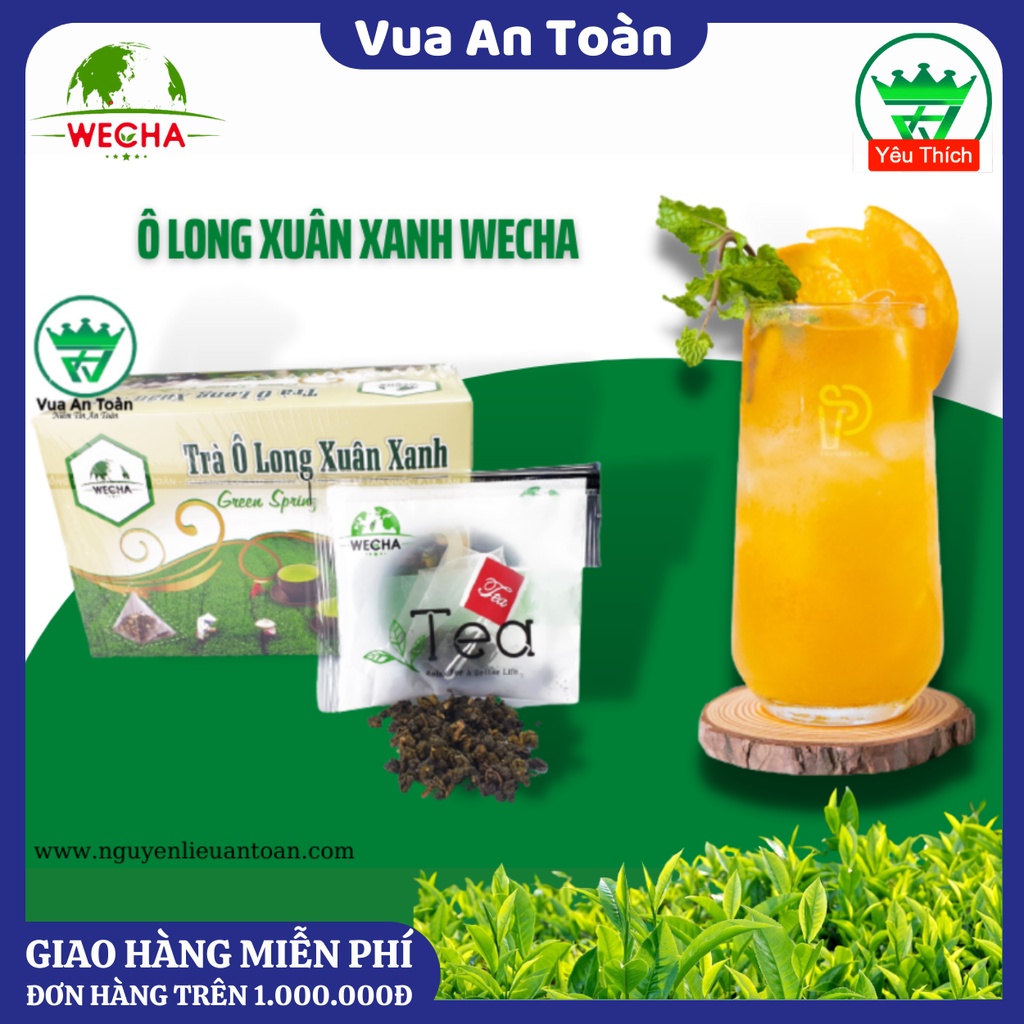 Trà Olong Xuân Xanh Túi Lọc - Quà biếu , trà cao cấp , thưởng thức hàng ngày , tốt cho sức khỏe