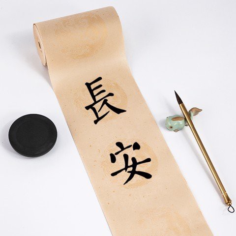 Cuộn Giấy Xuyến Chỉ Ô tròn Long Phụng
