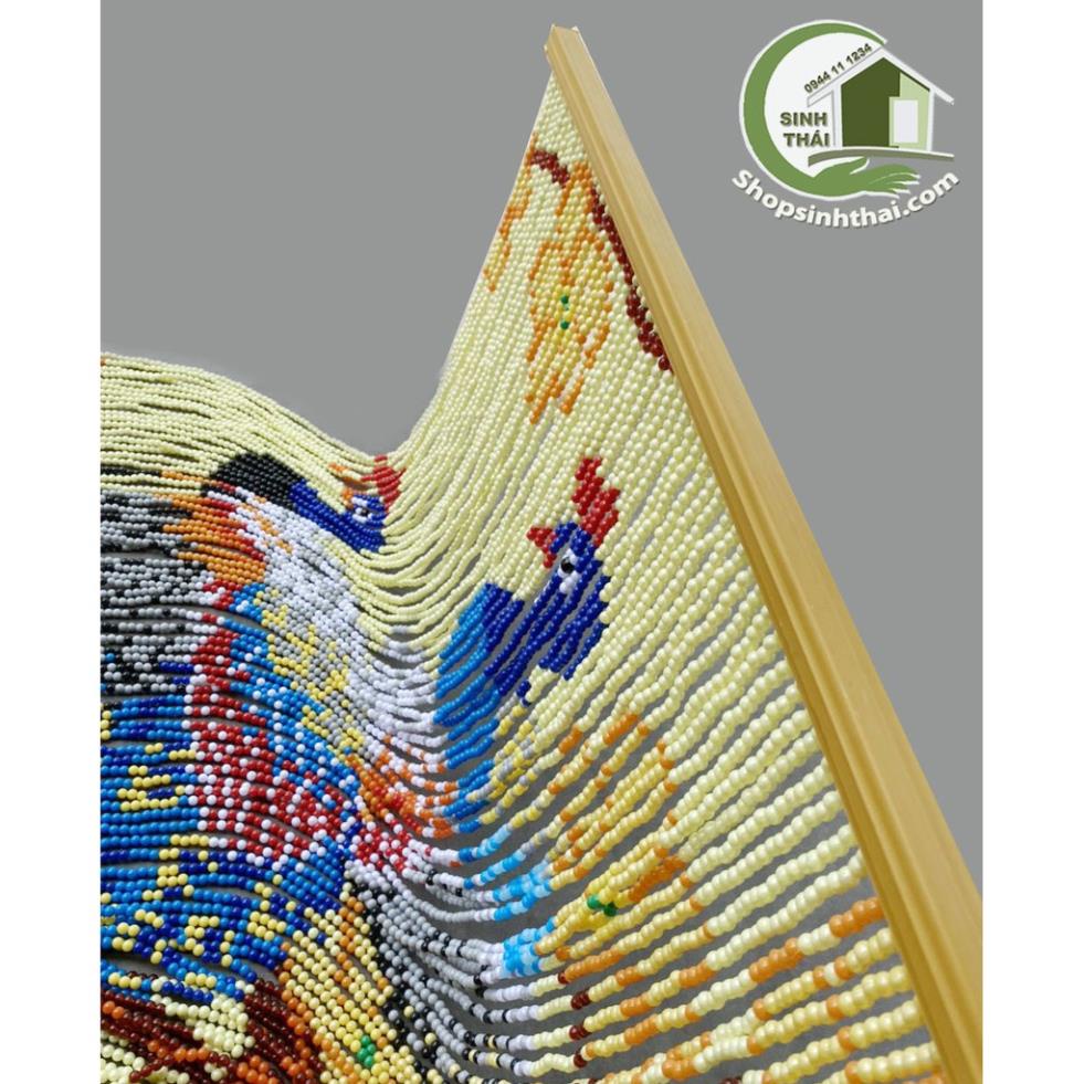 Rèm màn chuỗi hạt nhựa hình chim công nhiều màu 1m x 2m - rèm sanko cao cấp - giao màu ngẫu nhiên