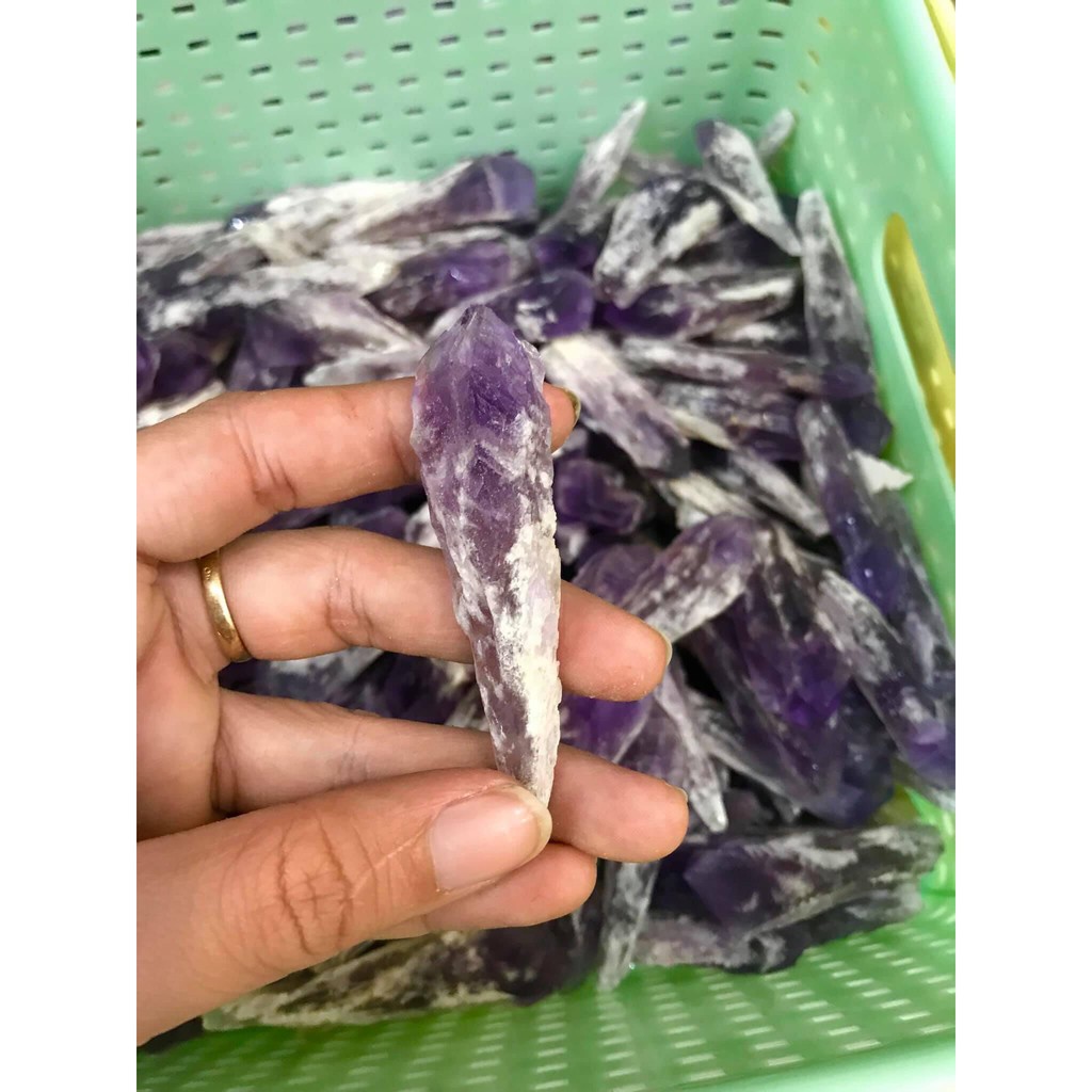 Trụ thach anh tím thô - thanh đá thach anh tím Đá thanh tẩy | BigBuy360 - bigbuy360.vn