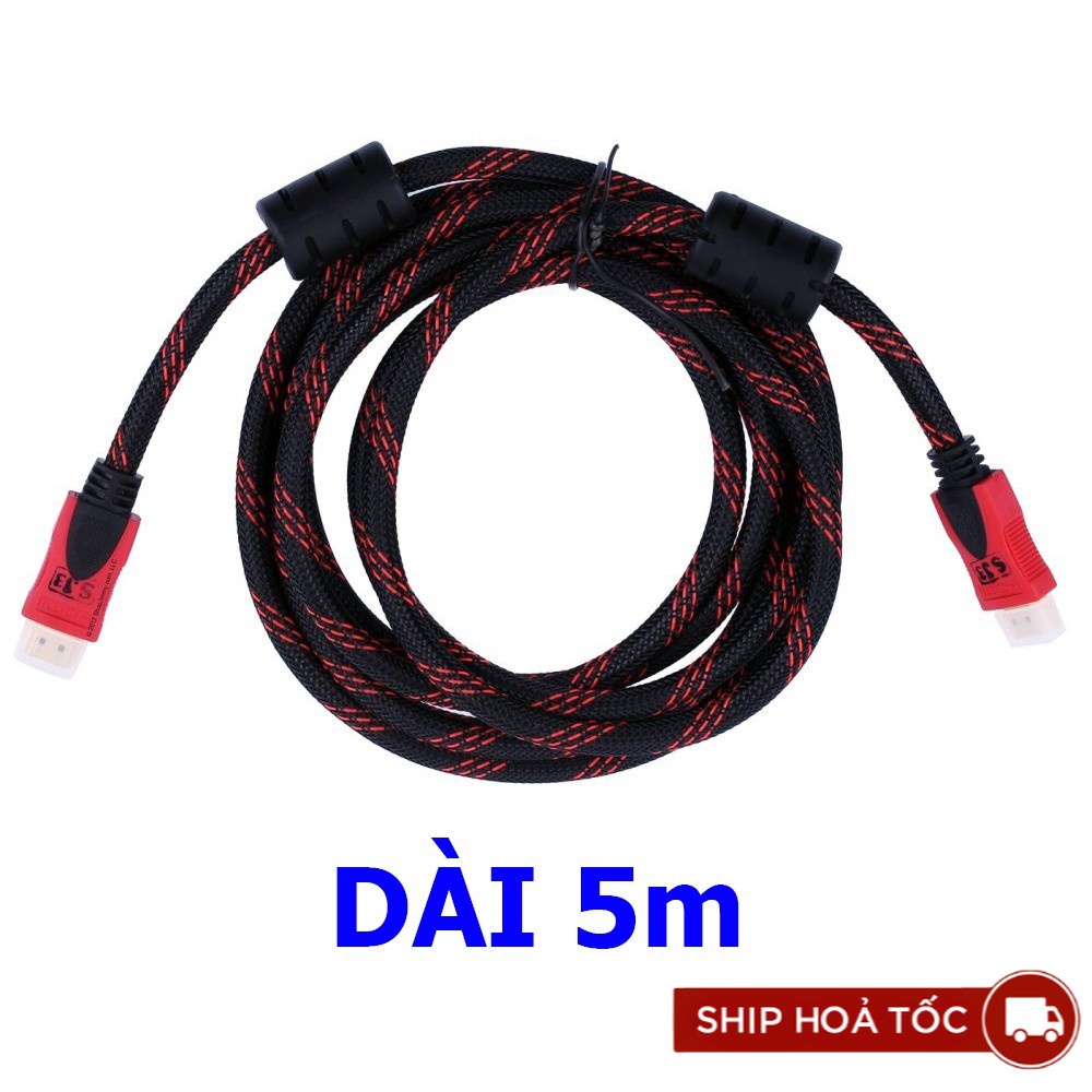 Cáp HDMI to HDMI 5m cho máy tính