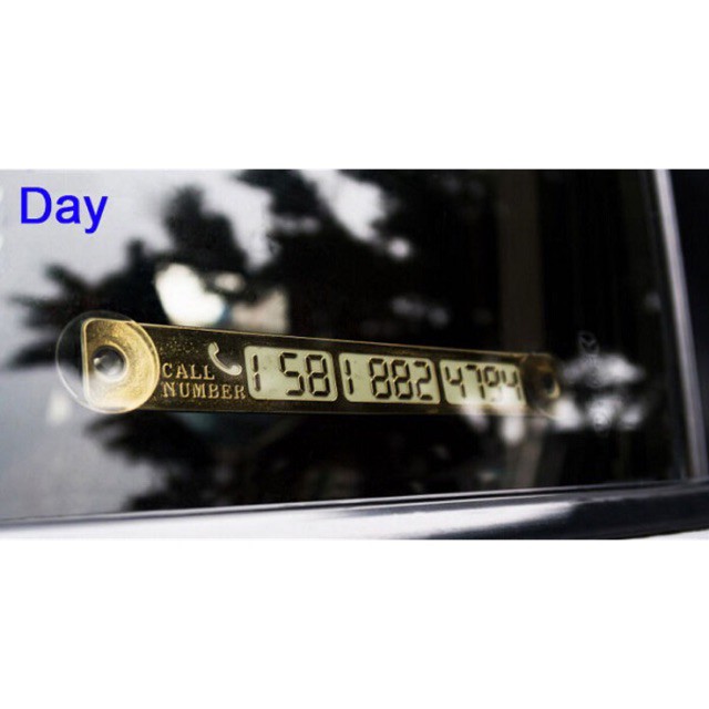 Thẻ Gắn SĐT Đỗ Xe loại phản quang