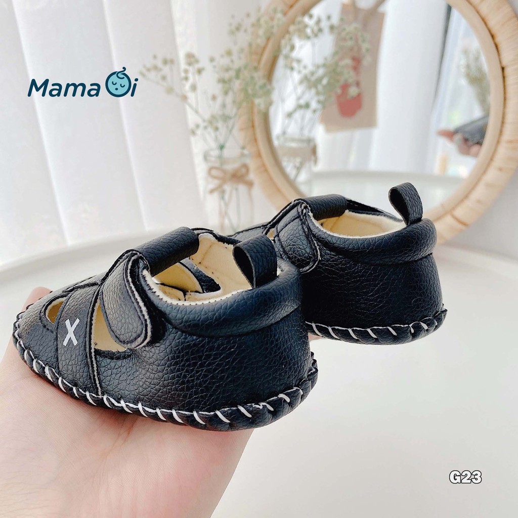 G23 Giày tập đi cho bé dép tập đi sandal da bít mũi bảo vệ chân cho bé tập đi của Mama Ơi - Thời trang cho bé