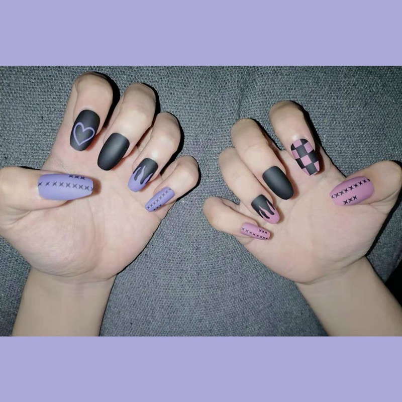 Set 24 Móng Tay Giả Chống Thấm Nước | BigBuy360 - bigbuy360.vn