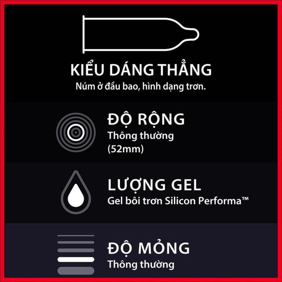 Bao Cao Su Durex Performa(Free Ship) Hàng Chính Hãng, Hộp 12 bao, Chống Xuất Tính Sớm, Kéo Dài Quan Hệ