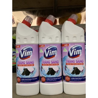 Gel Tẩy rửa Bồn cầu và Nhà tắm Vim Trắng Sáng Hương 880ml