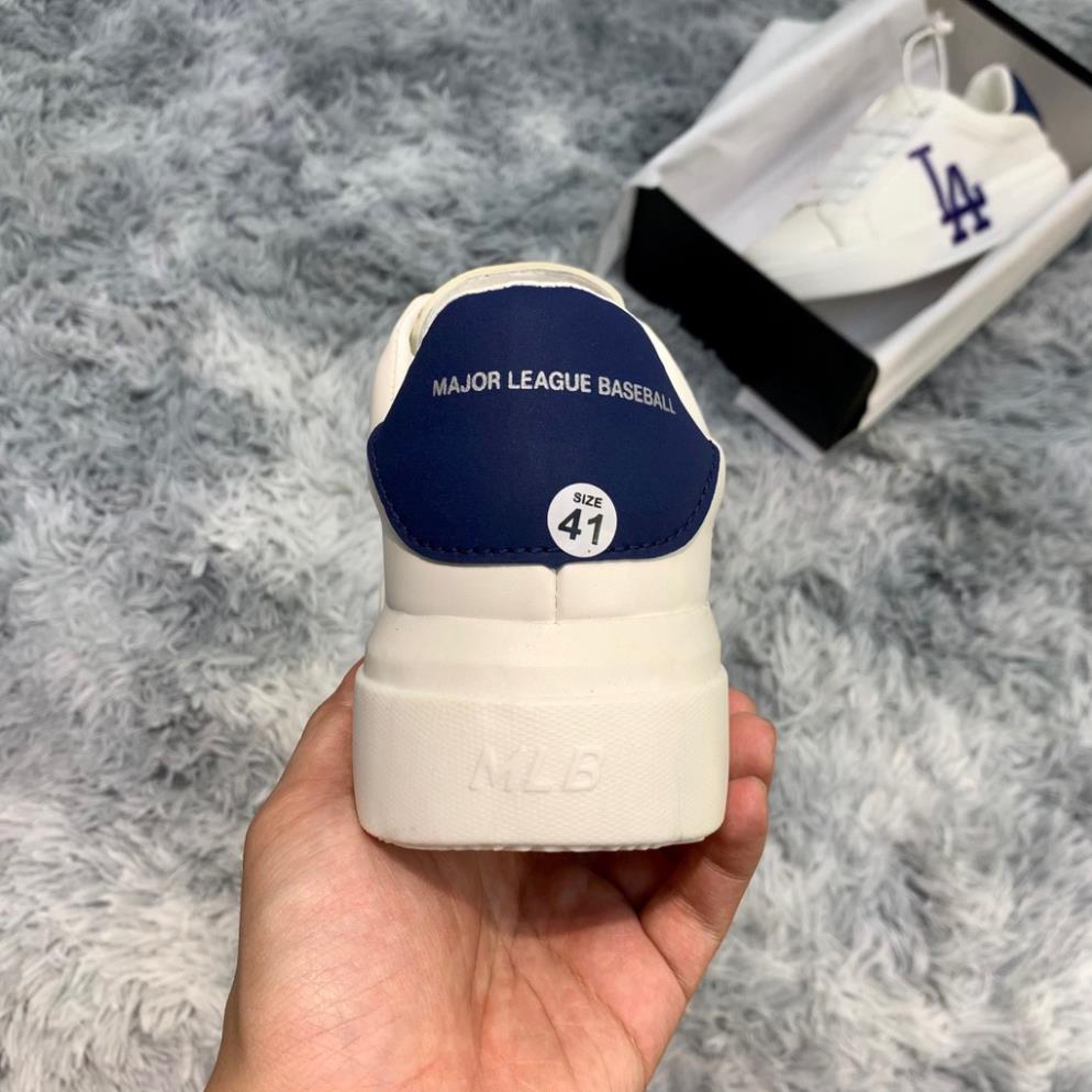 Giày Mc queen trắng chữ LA, NY, Giày MLB Nam Nữ Mấu Mới Nhất 2022