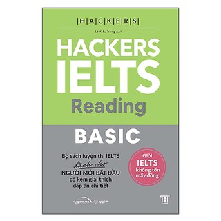 Sách AlphaBooks - (Combo 4 cuốn/ Lẻ tùy chọn) - Hacker Ielts Basic: Reading - Listening - Writing - Speaking