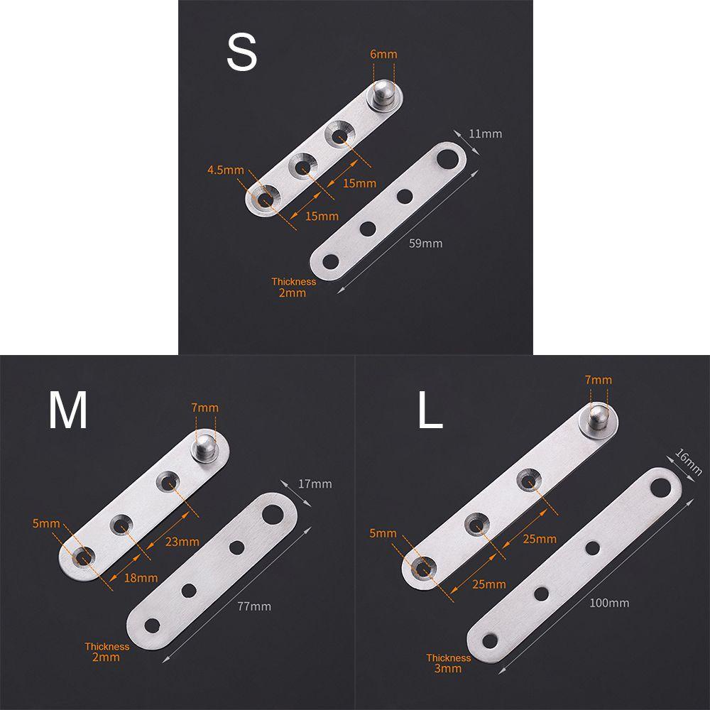 CONOPERY Set 4 Bản Lề Inox 360 Độ Ẩn Đồ Nội Thất Chuyên Dụng