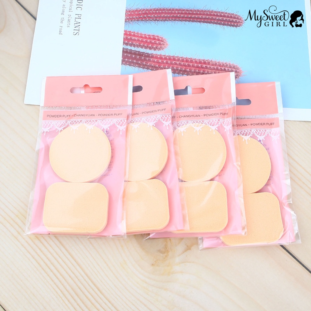 (Hàng Mới Về) Set 2 Mút Trang Điểm Mềm Mại Sử Dụng Khô / Ướt Cho Nữ | BigBuy360 - bigbuy360.vn