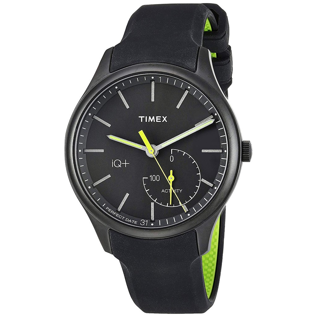 Đồng hồ thông minh dạng cơ Timex Men's IQ+ Move Activity Tracker (mã TW2P95100, mặt kính 41mm, dây 20mm, pin 1 năm)