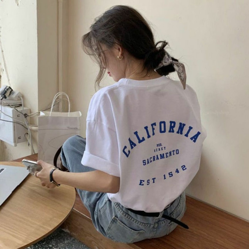 Áo Thun Tay Lỡ 100% Cotton Form Rộng Unisex Ulzzang