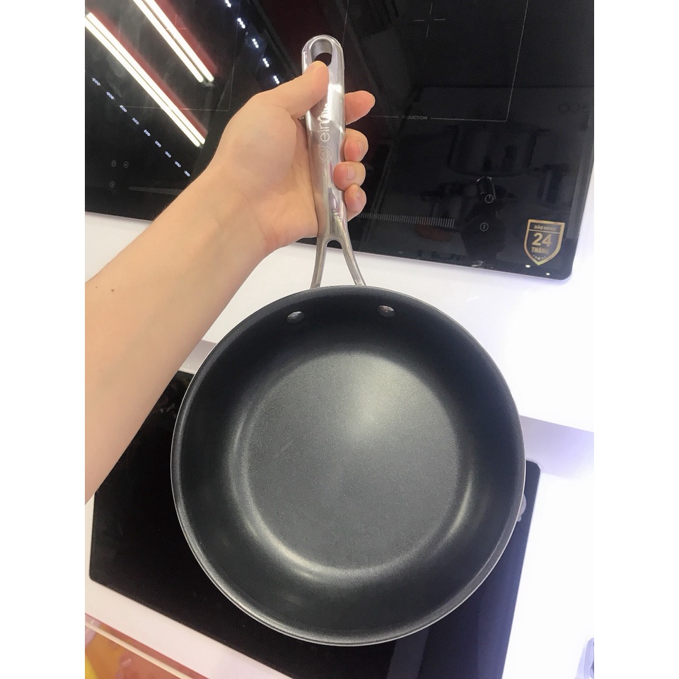 Chảo inox đáy từ elmich đáy liền trimax 20cm 24cm 26cm 28cm mã sản phẩm 2353737 chảo xào chảo rán