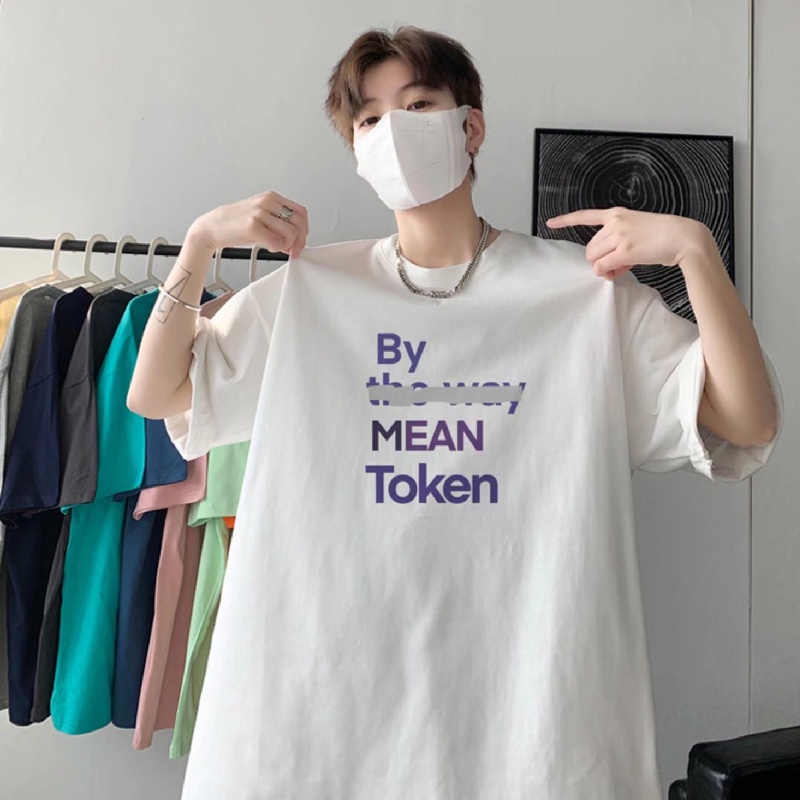Áo Thun Tay Ngắn Dáng Rộng In Họa Tiết Hoạt Hình Phong Cách Hip Hop Hàn Quốc Thời Trang Mùa Hè Cho Nam Và Nữ size M-5XL