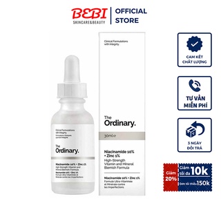 [Siêu Sale] Tinh Chất serum The Ordinary Niacinamide 10% + Zinc 1% giảm mụn mờ thâm thu nhỏ lỗ chân lông (Bản Canada)