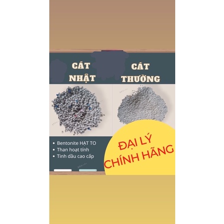 (Free ship) Cát vệ sinh Catbox 8L thành phần Bentonite &amp; than hoạt tính khử mùi tới 99%