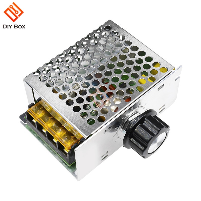 4000W 220V AC SCR Motor Speed Controller Module Voltage Regulator Temperature Dimmer for Electric Furnace Water Heater LED Light