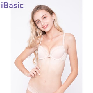 Áo ngực demi viền ren mút mỏng iBasic BRAW047