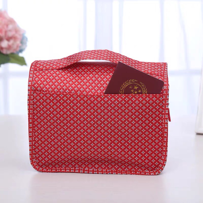 Túi đựng mỹ phẩm,đựng đồ dùng cá nhân chống thấm nước gấp gọn kèm móc treo tiện lợi