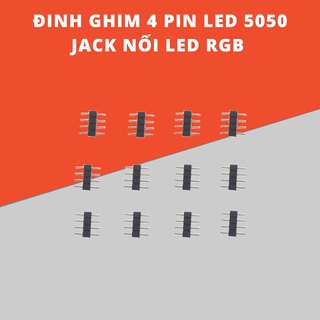 Đinh ghim 4 chân 5mm dùng làm jack nối led rgb và driver led rgb 5050 3528