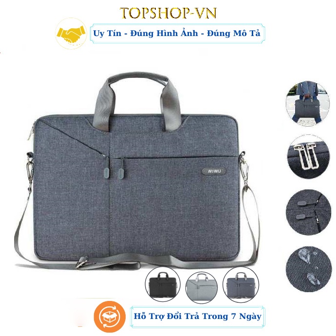 Túi Chống Sốc, Túi Đựng Laptop Wiwu Sleeve Case Mỏng Nhẹ 13.3/15.4/15.6 Và 17.3 inch - Bảo Hành 12 Tháng ( 1 Đổi 1 )