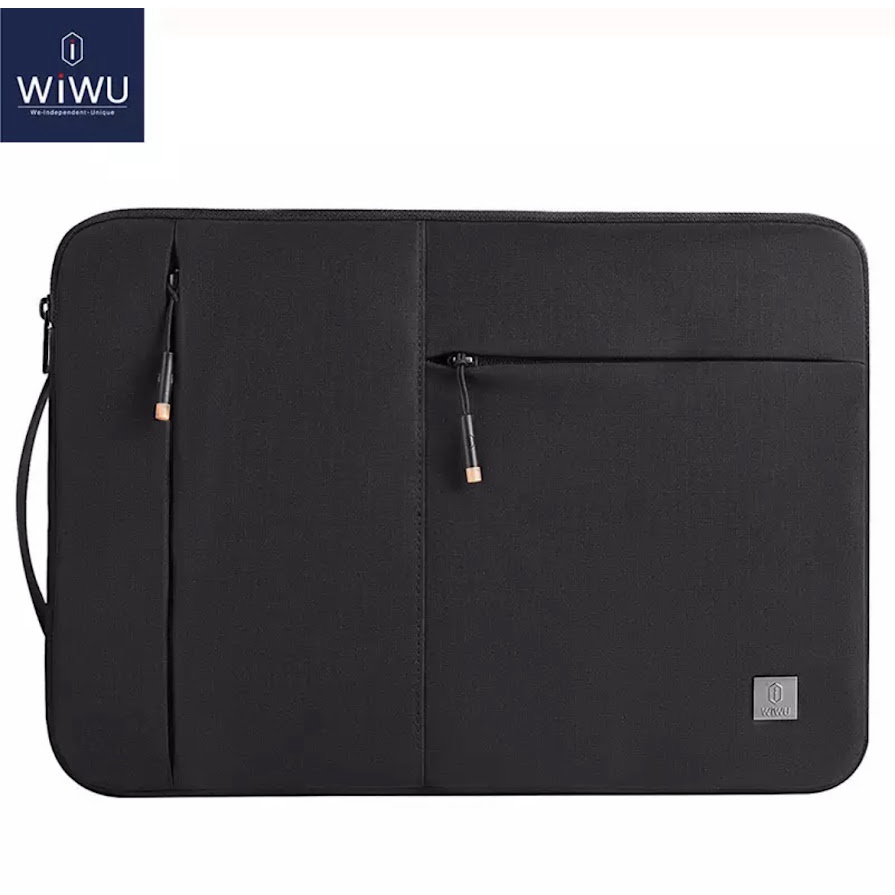 WiWU Alpha Slim Tay Túi Laptop Notebook Di Động mac Case Vải Chống Thấm Nước 1