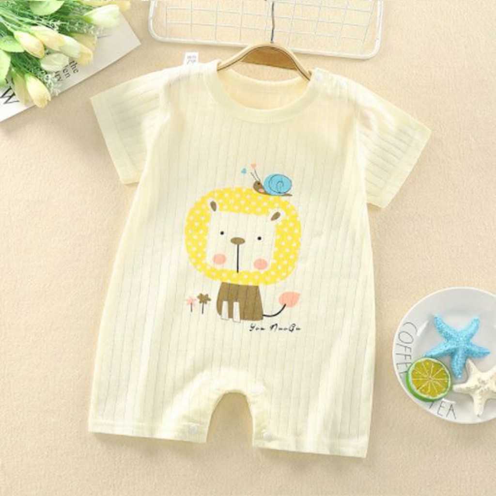 Bodysuit cho bé bộ body đùi cho bé trai gái sơ sinh Mẫu Mới Thoáng Mát Cao Cấp bộ đồ sơ sinh từ 3-12kg - BDC12