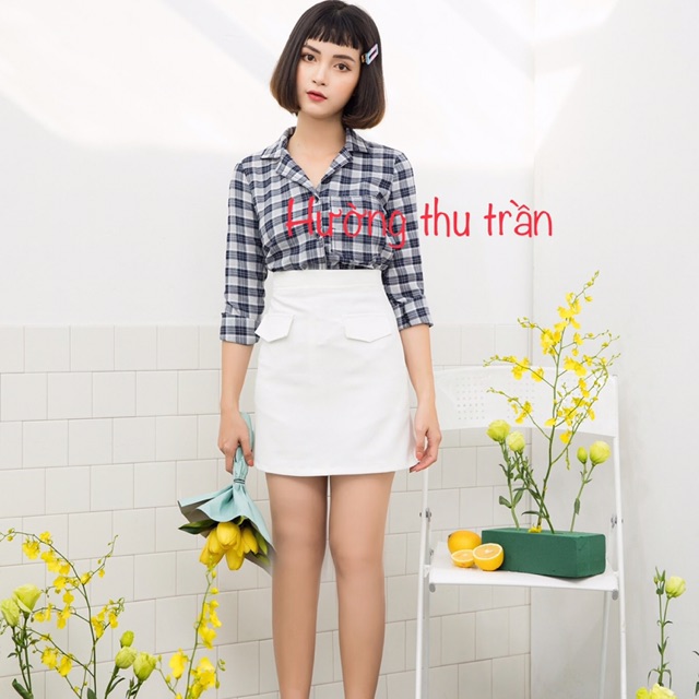 Chân váy chữ a thời trang trẻ trung dài 45cm