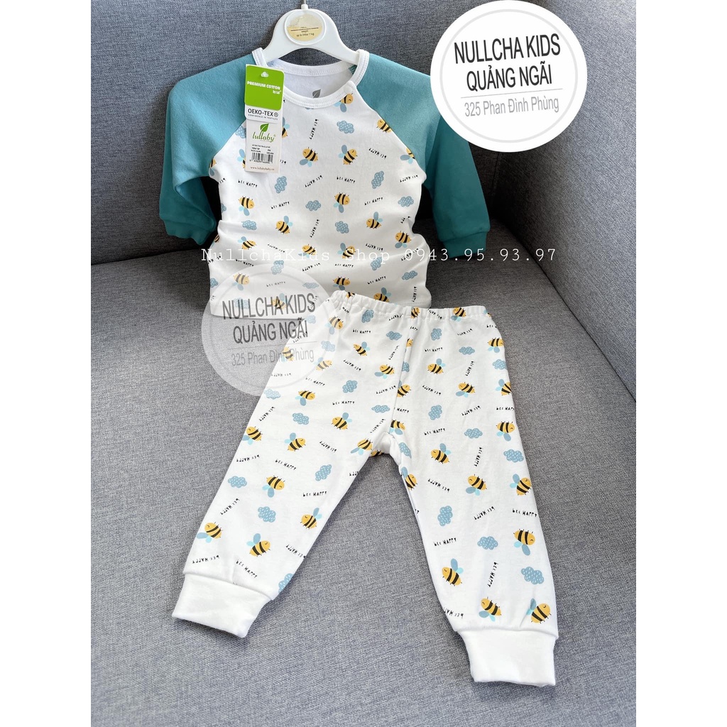 Bộ dài tay thu đông bé trai Lullaby vải dày