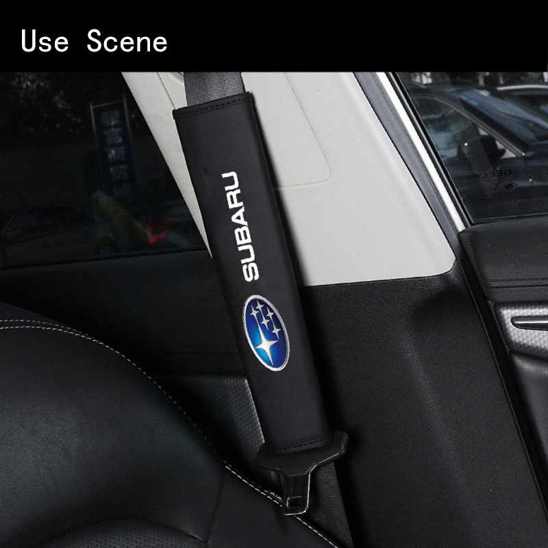 Đệm Bọc Dây Đai An Toàn Bằng Da Cho Subaru Xv Forester Brz Wrx Sti Levorg Outback
