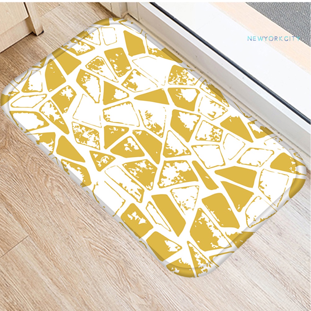 Thảm lót cửa chùi chân Chống Trượt Họa Tiết Hình Học