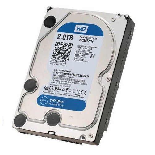 Ổ cứng gắn trong HDD WD 2Tb-SATA3 (BLUE) /64 cache - HÃNG CHÍNH THỨC | WebRaoVat - webraovat.net.vn