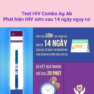 Bộ xét nghiệm HIV phát hiện sớm 14 ngày kết quả chính xác hơn 95% Alere HIV Nhật Bản