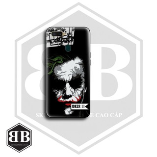 Ốp lưng kính cường lực Oppo F11 - F11 Pro - F9 A5S A7 - F7 A79 - F5 A75 A73 ảnh joker bao ngầu,bao chất
