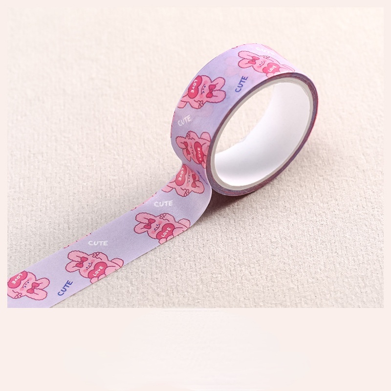 Cuộn Băng Keo Hình Hoạt Hình Dễ Thương Trang Trí DIY