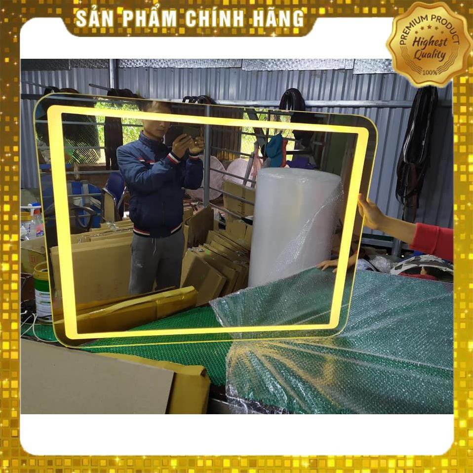 [Giá Hủy Diệt] 💎 Size 50x70 cm 💎 Gương Đèn LED Phun Cát Phòng Tắm Cảm Ứng Tích Hợp Sấy Kính Thông Minh 💎 089.88.999.44 💎