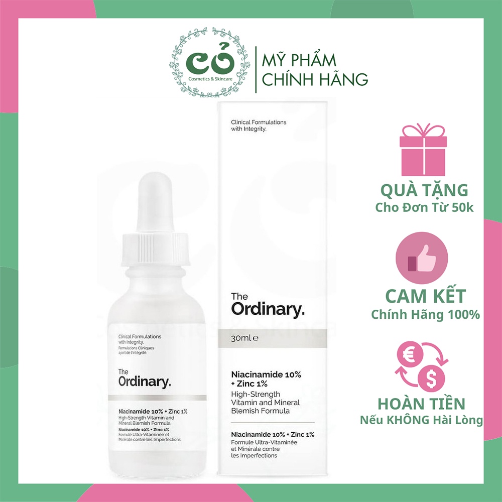 Dưỡng da The Ordinary Niacinamide 10% + Zinc 1%