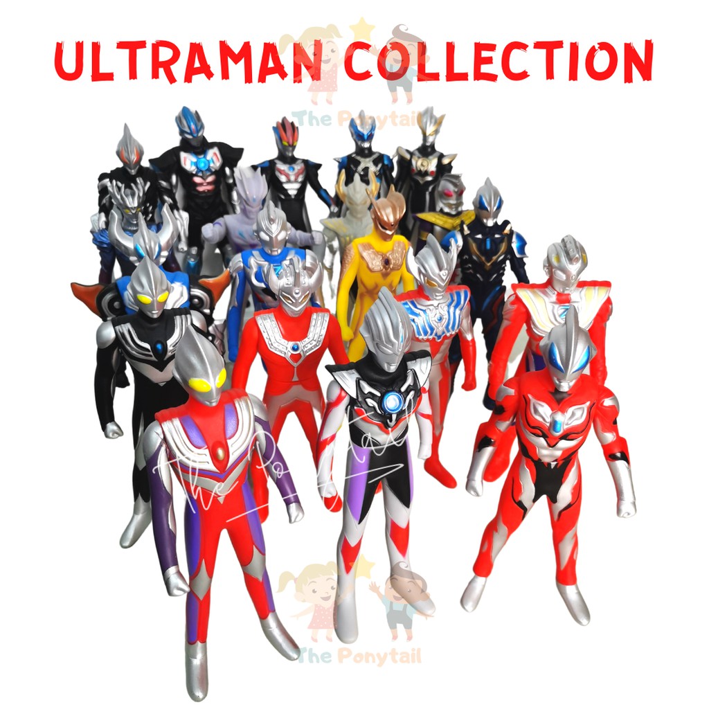 Mô Hình Nhân Vật Ultraman 23cm Kích Hoạt Z Zero Tiga Geed Orb Taiga